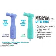 200 Disposable Dental / Hygiene Prophy Angle Soft Cup Latex Free Green